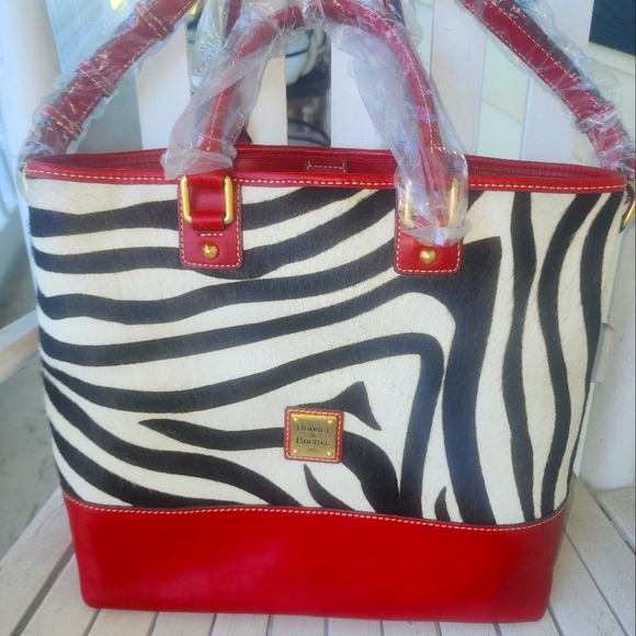 Dooney & Bourke Handbags - NWT RARE Dooney & Bourke Pony Calf Hair Chelsea Satchel ZEBRA